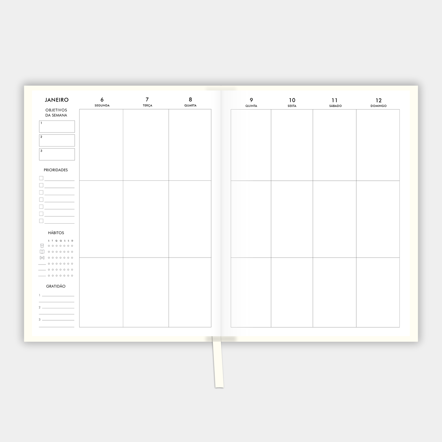 The LIFE PLANNER 2025 • BOSS BABE • CREAM