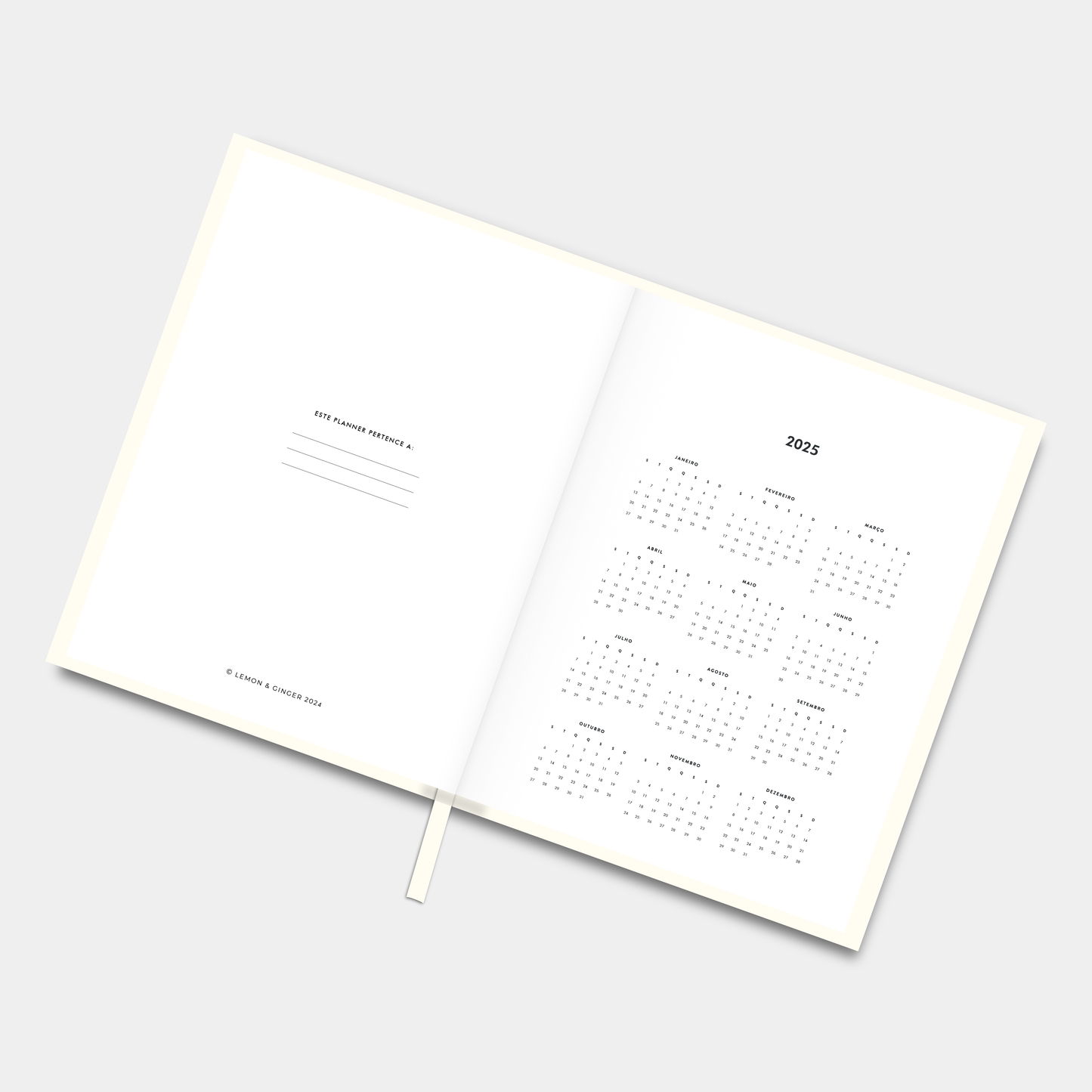The LIFE PLANNER 2025 • BOSS BABE • CREAM