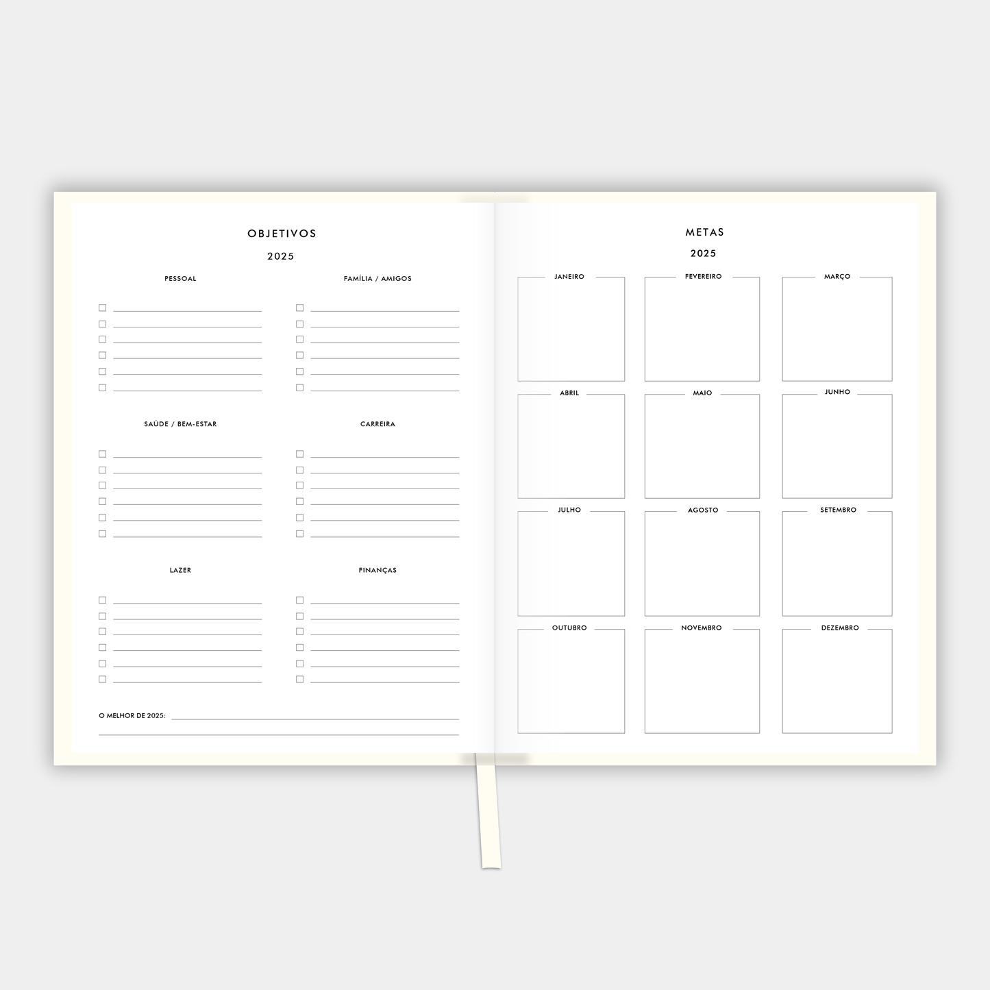 The LIFE PLANNER 2025 • BOSS BABE • CREAM