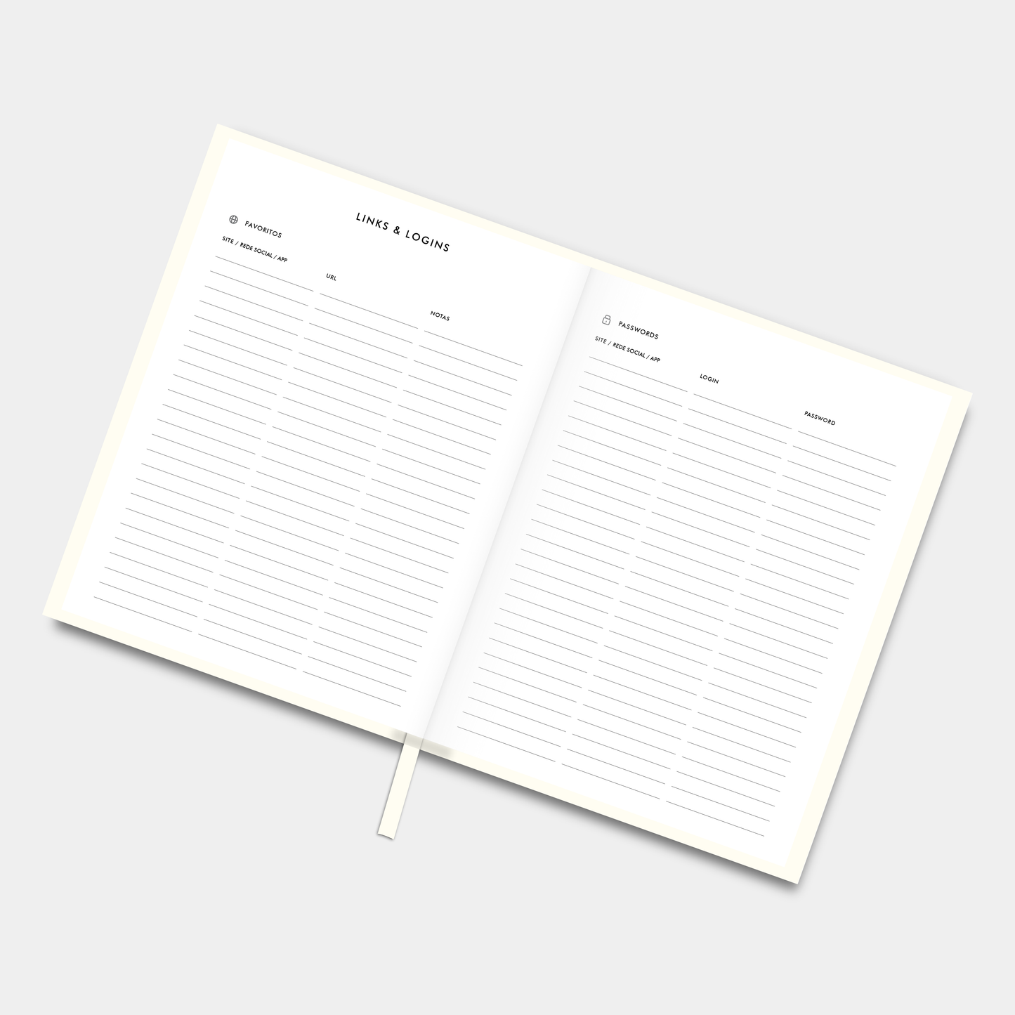 The LIFE PLANNER™ UNDATED • CREAM