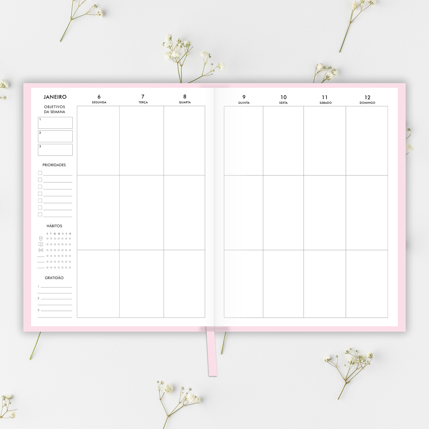 The LIFE PLANNER 2025 • BOSS BABE • PINK