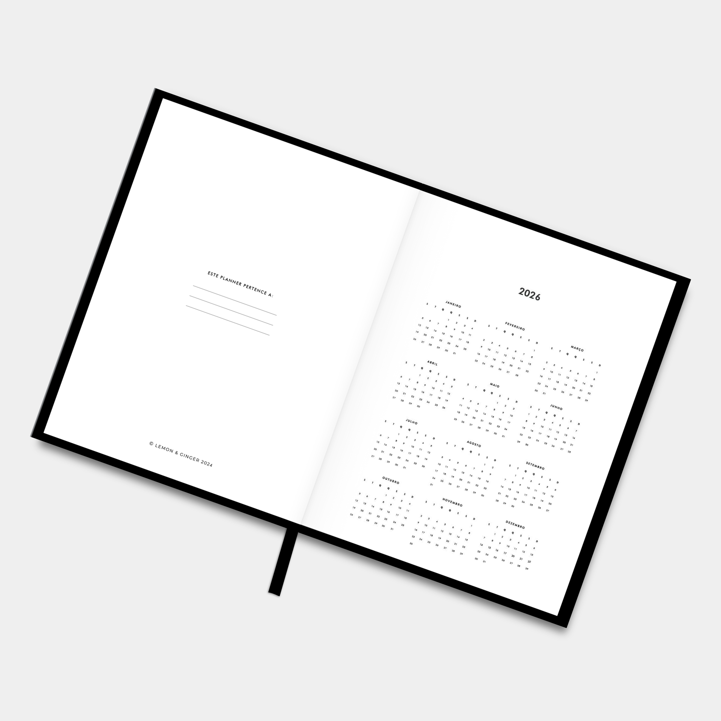 The LIFE PLANNER™ 2026 • BLACK