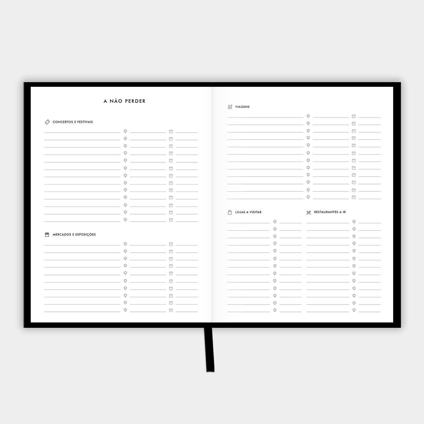 The LIFE PLANNER™ 2026 • BLACK