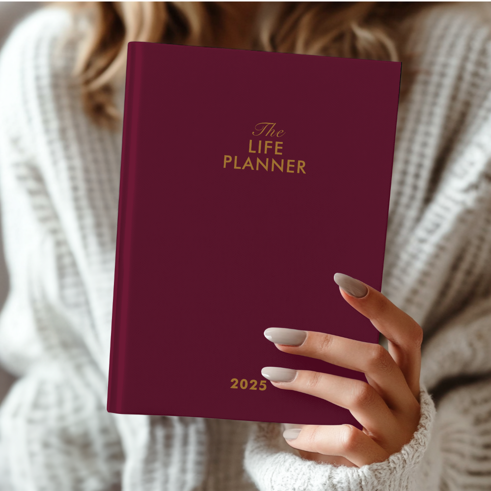 The LIFE PLANNER 2025 • BURGUNDY