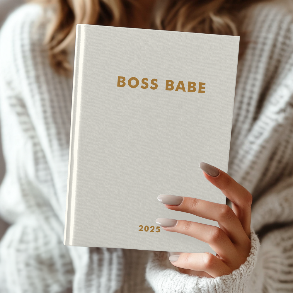 The LIFE PLANNER 2025 • BOSS BABE • CREAM