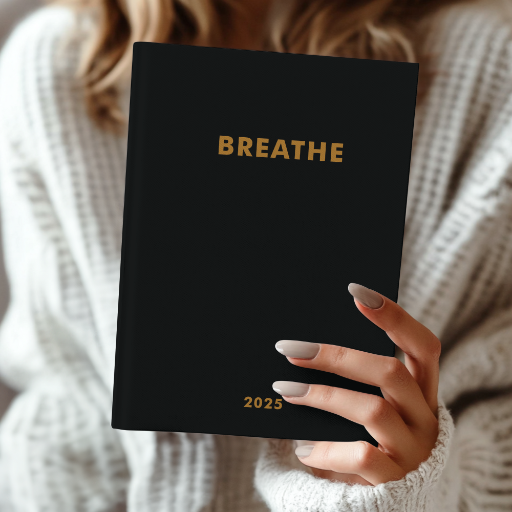The LIFE PLANNER 2025 • BREATHE • BLACK