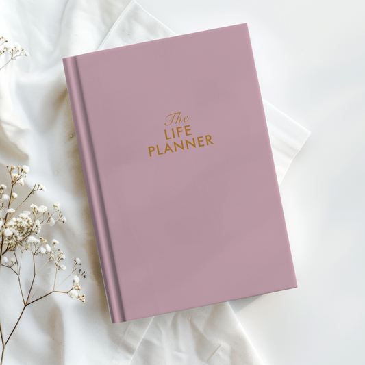 LIFE PLANNER UNDATED • ROSE QUARTZ