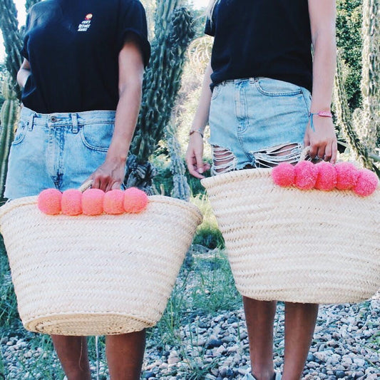 POM POM BASKET | Cesto personalizado com POM POM