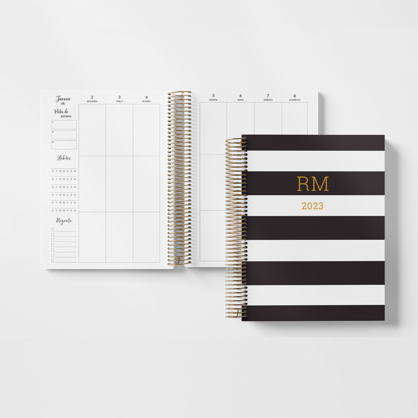 * BLACK DAYS * COMBO COZY DROPS + HEARTS ROSE | LIFE PLANNER 2023 * 12 MONTH AGENDA