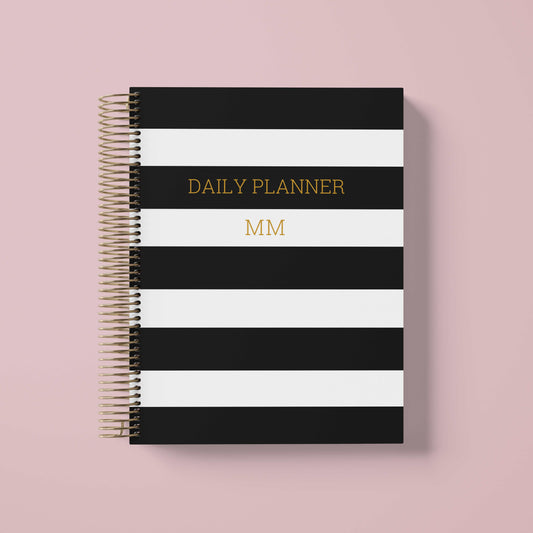 DAILY PLANNER * STRIPES * UNDATED AGENDA | PLANNER DIÁRIO PERPÉTUO