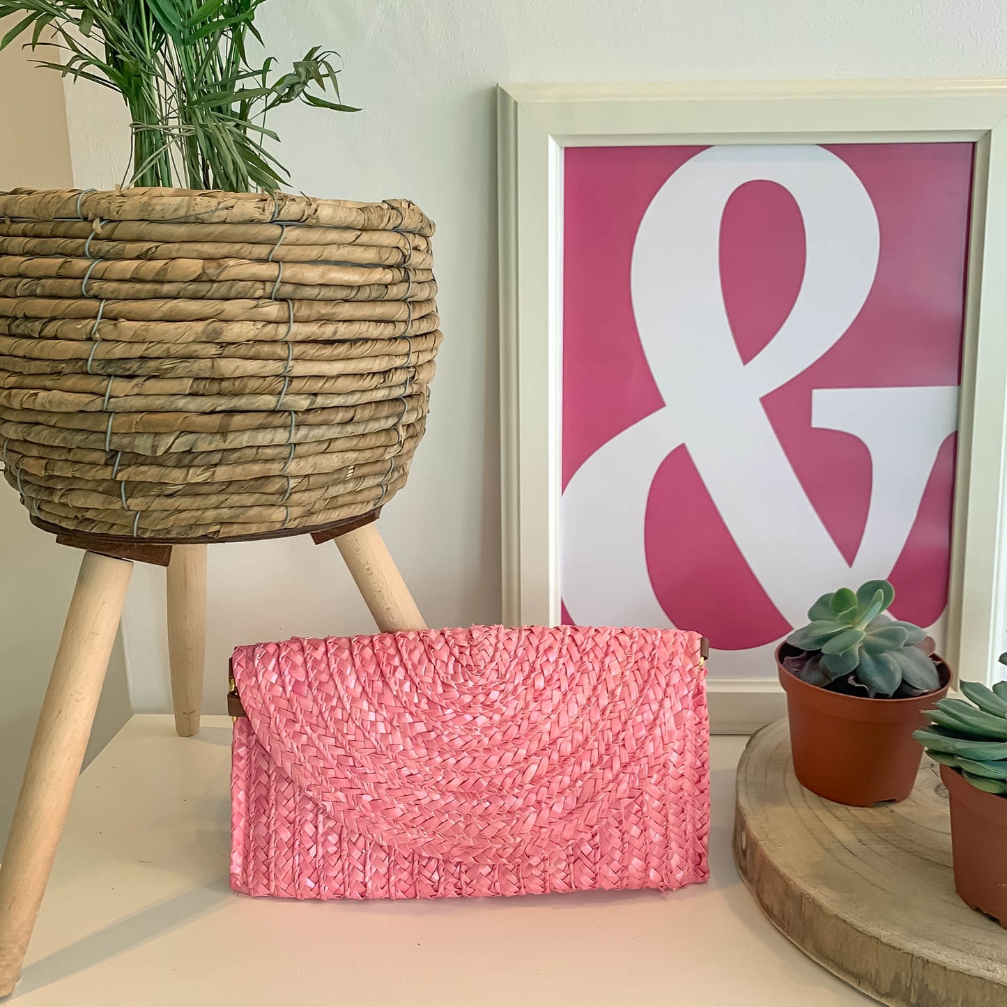 PIPER CLUTCH | LIGHT PINK