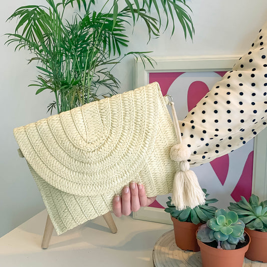 PENELOPE CLUTCH | VANILLA