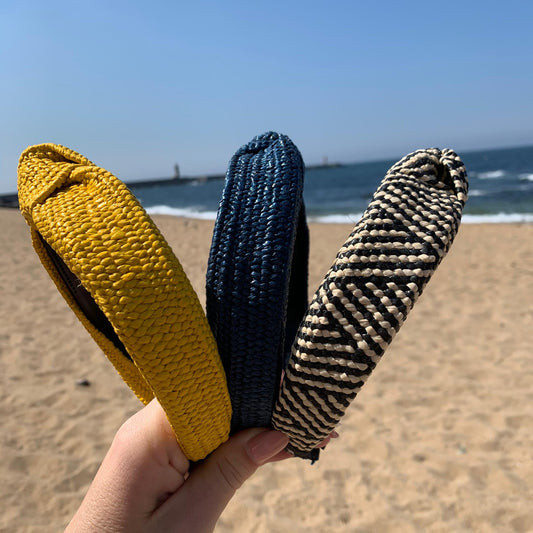 HARPER HEADBAND | Bandolete em ráfia natural