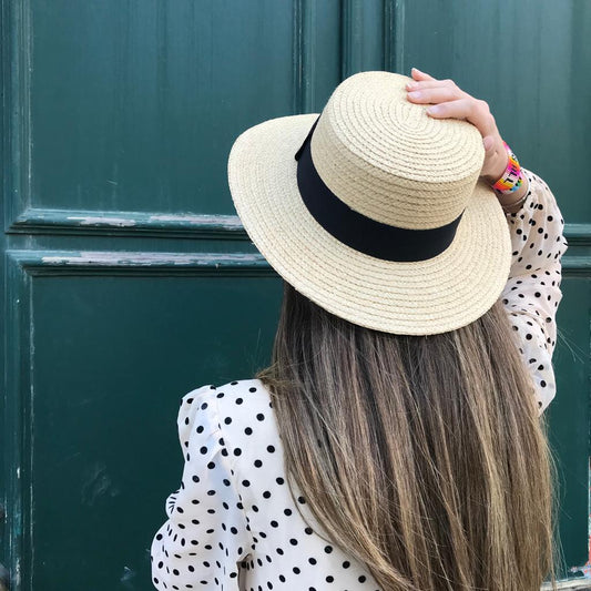 BAILEY STRAW HAT | Chapéu modelo BOATER em ráfia