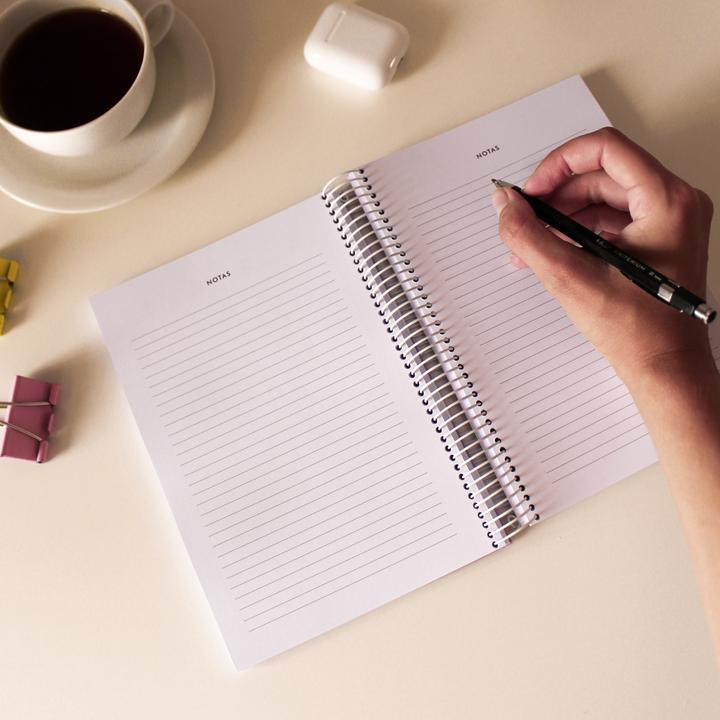 LIFE PLANNER 2023 * HANDMADE DOTS WHITE * 12 MONTH AGENDA
