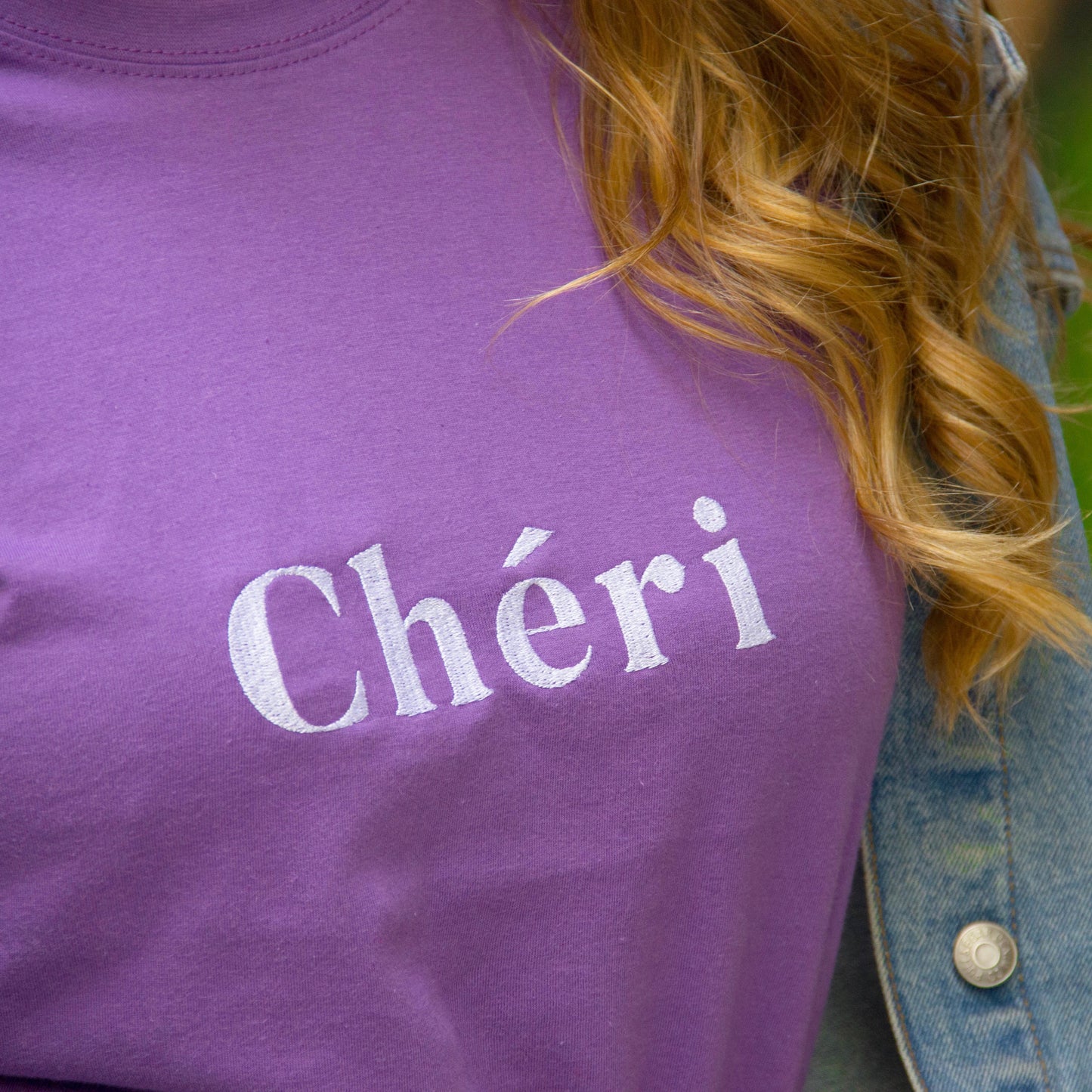 * CHÉRI * EMBROIDERED TEE L&G | T-shirt bordada CHÉRI