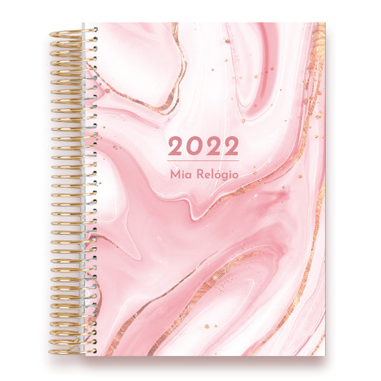 LIFE PLANNER 2023 * PINK MARBLE * 12 MONTH AGENDA