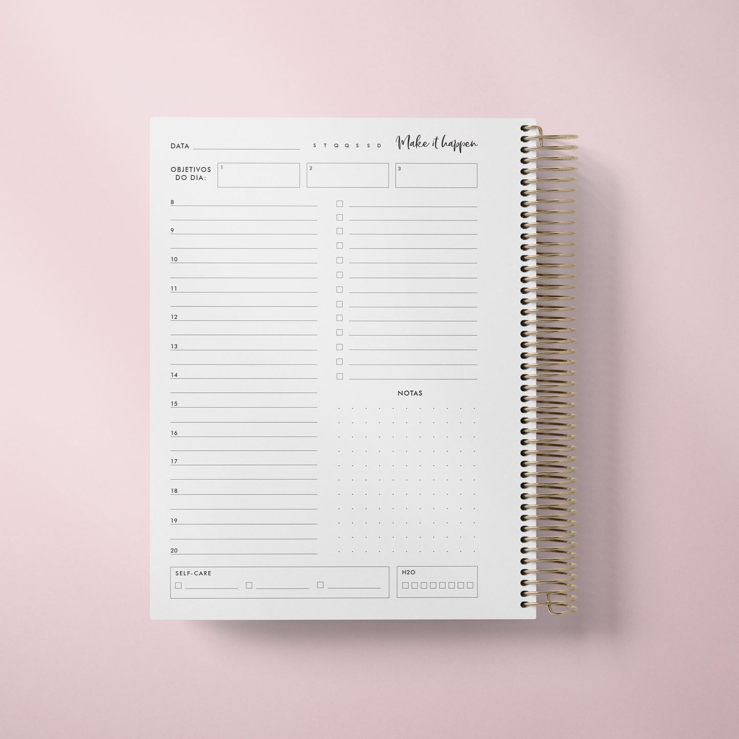 DAILY PLANNER * STRIPES * UNDATED AGENDA | PLANNER DIÁRIO PERPÉTUO