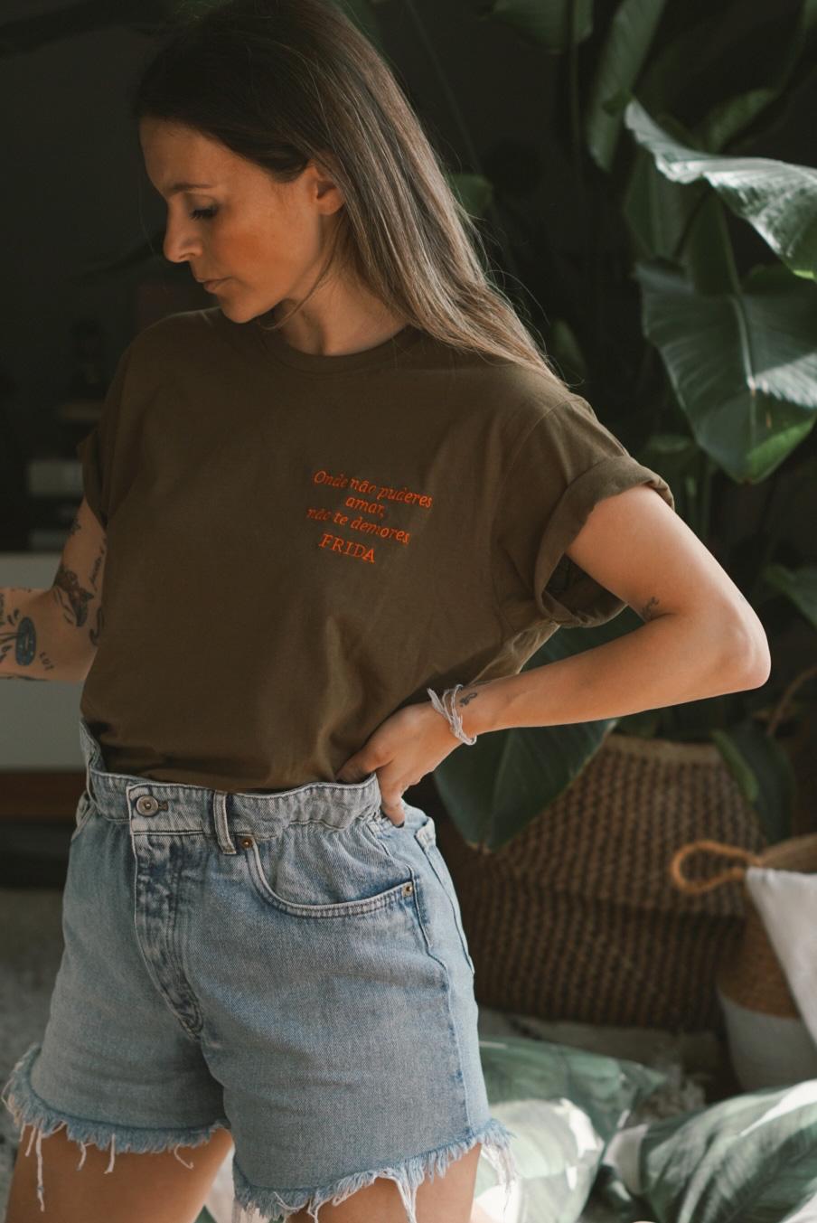 * FRIDA * TEE by Maryzinha - ARMY GREEN * VERDE TROPA